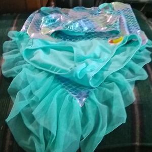 Three piece mermaid swimsuit